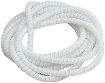 Tabanlly Universal Spiral Strain Relief Cord,1.4M Wire Organizer Cable Protectors Relief Cord Sleeves