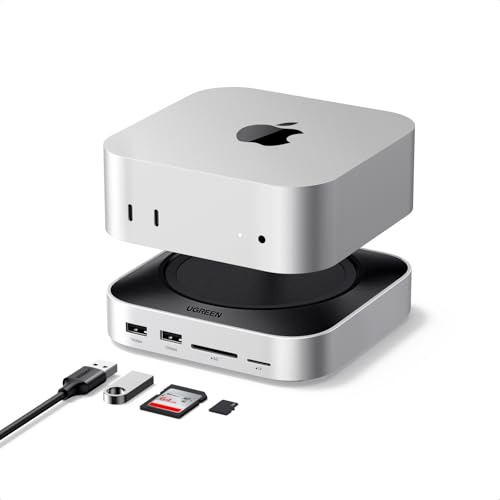 UGREEN Mac mini M4 Dock & Ständer Docking Station mit 8TB NVMe SSD-Gehäuse