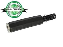 Velleman CA033 Mono Jack with Strain Relief, 1 Grade to 12 Grade, 1/4