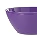 Fresco 6-inch Plastic Bowls for Cereal or Salad | set of 8 in 4 Classic Colors