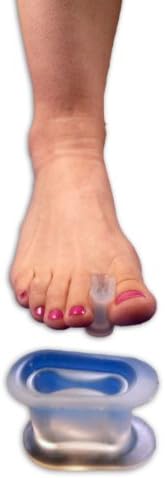 AT Surgical Big Toe Straigtener Silicone Gel Cushion, Pair (Small)