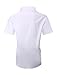 Taobian Mens Casual Business Short Sleeve Button Down Dress Shirt Slim Fit Cotton Shirts
