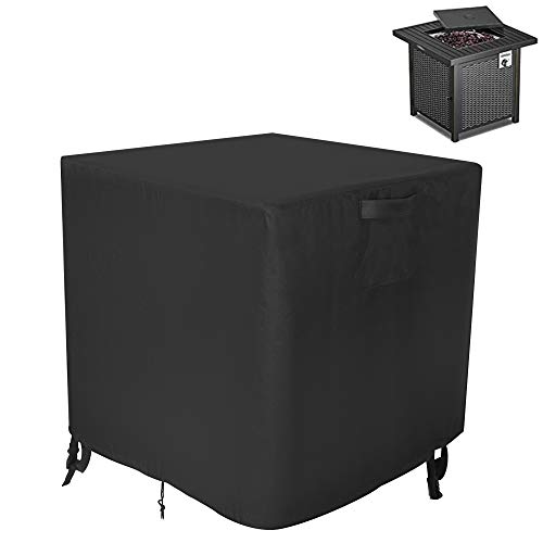 Wisteria Lane Fire Table Cover Square 600D Heavy Duty Oxford Fabric