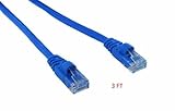 Menotek 3ft Cat5e Network Ethernet Patch Cable 10 Pack - Blue
