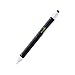 Shulaner 6 in 1 Multifunction Tech Tool Ballpoint Pen with Ruler Level Stylus and Two-Head Screwdriver for Men or Women Black 3 Pack