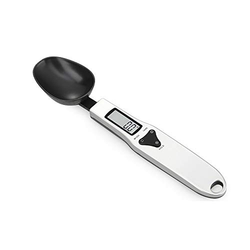 Upgraded 500g0.1g kitchen scales grams,Digital Spoon Scale by Puyujin with 3 Detachable Weighing Spoon suit for Portioning Tea, Flour, Spices, Medicine - Shipped From USA (Multicolor) - Thumbnail 3
