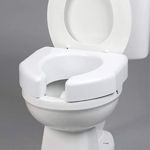 SP Ableware Basic OpenFront 3Inch Elevated Toilet Seat for Standard