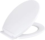 ARVO Soft Close Toilet Seat Fits Most Standard Oval Pans White view 1