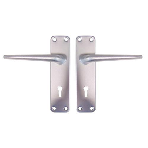 Carlisle Brass SAA21 Door Handle, Satin Aluminium