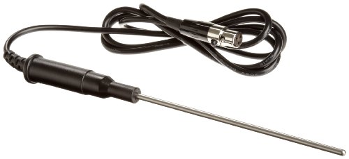 Oakton WD-35626-60 General Purpose Probe for Acorn Temp 6 RTD Thermometer, -50.0 to 150Â°C / -58 to 302Â°F, 3 ft Cable, 316 Stainless Steel Sheath