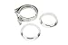 3 Inch V Band Clamp with CNC Stainless Steel Flanges - Perfect for Turbo, Downpipes, Exhaust Systems - 3in SS Vband, V-Band Flange Kit - For Performance Exhaust Pipes, Downpipe, Down Pipe primary