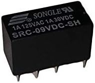 ProTechTrader 5vdc (5 Volt DC) Relay - DPDT PCB 8-Pin Mount - Non-Latching Non-Polarized Electronic Low Signal High Sensitivity Relay Module for DIY Electronics and Arduino