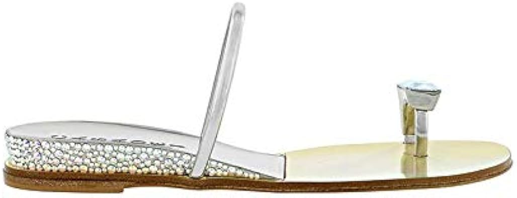 swarovski flip flops wedge