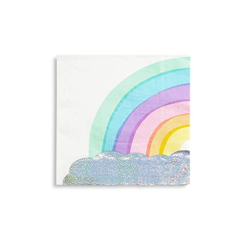 Daydream Society Pastel Over the Rainbow Paper Party Napkins, Pack of 16