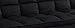 DHP Allegra Pillow-Top Cushion Futon Couch with Upholstered Microfiber - Black