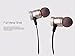 AWEI in Ear Earbuds Noise Cancelling Headphones Gold Plated Plug Wired Earphones with Microphone Volume Control Remote for MP3 Cell Phones Tablets Laptops PC Gray