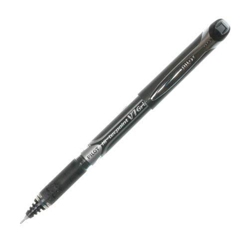 PILOT HI-TECPOINT V7 GRIP ROLLERBALL 0.7mm NIB - BLACK INK [PACK OF 3]