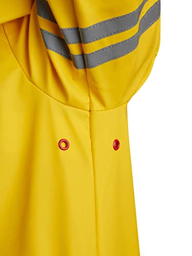 Urban Republic Boys Lightweight Waterproof Hooded Vinyl Raincoat Jacket, Yellow, Size 10/12'