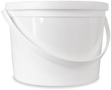 Riverbend Industrial Food Grade 1/2 (0.5) Gallon Bucket - 30 Pack With Lids