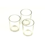 Clear Glass Votive Holders, 2.5", Pack of 12