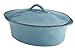 Rachael Ray Cucina Stoneware 3.5-Quart Oval Casserole, Agave Blue