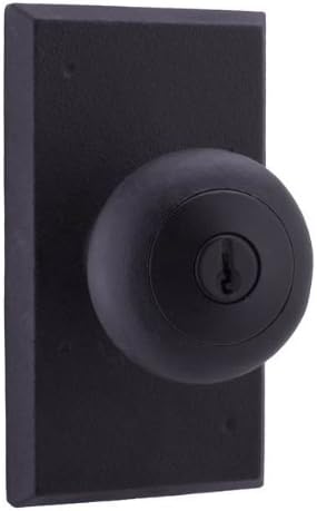 Weslock 07340F2F2SL23 Wexford Knob, Black