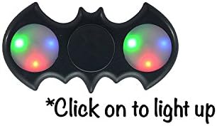 New Black LED Light Up Fidget Spinner Toy Stress Reducer - Perfect For ADD, ADHD, Anxiety, and Autism Adult Children