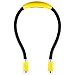Rechargeable 4 LED Book Light Bright Neck Hug Light, Reading Lights for Reading in Bed, 3 Brightness Levels, Flexible Soft Rubber Arms, Perfect for Bookworms,Knitting,Comping,Crafts