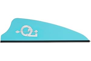 Q2i Fusion-II 2.1" Shield Cut Arrow Vanes - Pack of 36, Lightweight Fletching Vanes with Tri-Fusion Vane Adhesion Technology for Archery Accessories, Arrow Fletchings