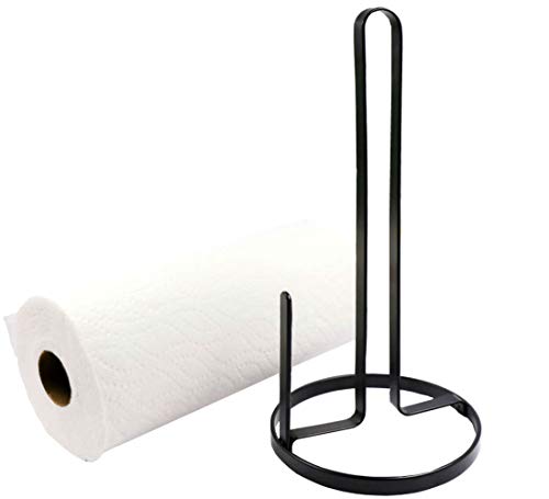 Neat-O Paper Towel Roll Holder Stand, Black