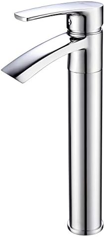 Ariana 12" Single Hole 360 Degree Swivel Spout Vessel Sink Bathroom Faucet, Polished Chrome