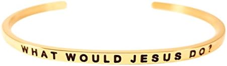 WHAT WOULD JESUS DO? Bracelet (Gold)