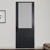 LazBlinds 1" Vinyl Mini Blinds for Doors, Cordless