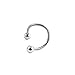 Adecco LLC 10x Multifunction Stainless Steel S Twist Nose Lip Ring Earring Piecring Jewelry 20Gauge