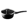 Masterchef Non Stick Saucepan for Induction Hobs 18cm Sauce Pot with Lid for all Cooking Surfaces Swiss Engineered…