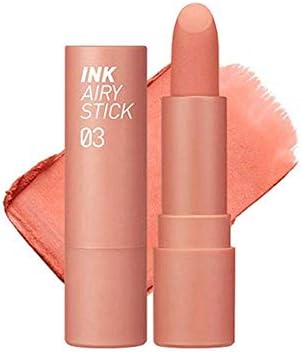 Peliperine the Airy Velvet Stick Lipstick Korean Cosmetics Peripera Ink Airy Velvet Stick Lipstick Korean Cosmetics [Parallel Import] (#3. Orange Cookie)