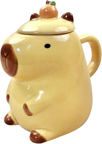 Coffee Mug Tumbler Internet Celebrity Capybara Ceramic Charming and  Practical Tumblerful, 16 Oz with Lid, Cute Capybara Tea Cup, Funny Unique  Mugs, Gift for Women (Yellow) price in Saudi Arabia | Amazon