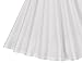 MUXXN Women's 1950s Retro Vintage Midi Cap Sleeve Summer Wedding Prom Party Swing Fit and Flared Dress Off White M
