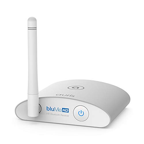 Auris Blume HD Long Range Bluetooth 5.0 Music Receiver Hi-Fi Audio Adapter with Audiophile DAC aptX HD for Streaming to Home Stereo, AV Receiver or Stereo Amplifier with Audiophile DAC
