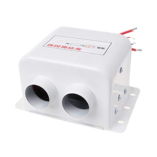 Autone 800W 12V 24V Car Fan Heater Window Defroster Warm Air Heater Demister with Double Airflow Outlet