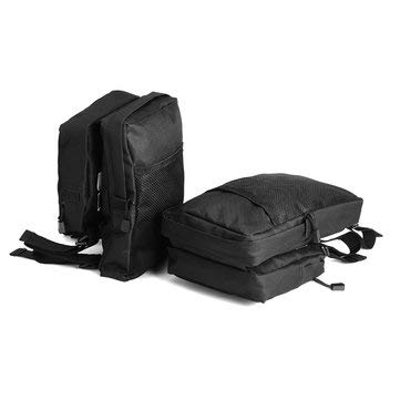 Pair 600D Black Waterproof Storage Hunting Fender Bags For UTV 4-Wheeler - Motorcycle ATV Parts