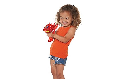 Little Kids PJ Masks Owlets Glider Bubble Blower Vehicle, Includes 4Oz of Bubbles Toy, Red - Thumbnail 4