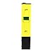 CoZroom Digital pH Meter, Pocket Size pH Pen Tester for Drinking Water, Aquarium, Pool--Yellow
