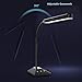 Byyoulike LED Desk Lamp Flexible Gooseneck Table Lamp with Touch Control 5 Brightness Levels Adjustable Night Light Eye-Caring Dimmable Table Light(Black)