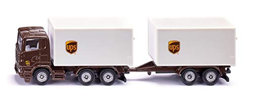 siku 6324, UPS Logistik Set, Metall/Kunststoff, Braun/Weiß, Viele Funktionen, Kombinierbar mit siku Modellen im gleichen… – Bild 3