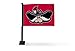 Rico NCAA Car Flag with Black Pole