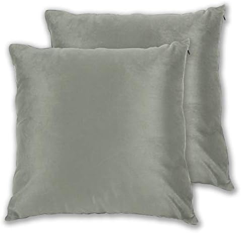 Myhou Port Of Call Sage Green Cushion Covers 20x20 Inch Soft Square Decorative Throw Pillowcases for Livingroom Sofa Bedroom 50cmx50cm,Pack of 2