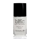 BMC Nail Stamping Lacquers - Creative Art Polish Collection, Color: Angelic White