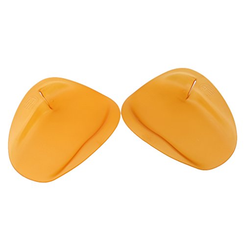 Meolin 2Pcs/set Agility Hand Paddles Swimming Fins Webbed Gloves Paddles,PVC,8.076.69in