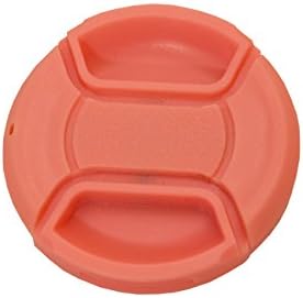 Koala Cam - Premium Pink Color Pinch Lens Cap Cover for DSLR Cameras for Sony, Nikon, Canon, etc Bundle with Cleaning Cloth (49mm)